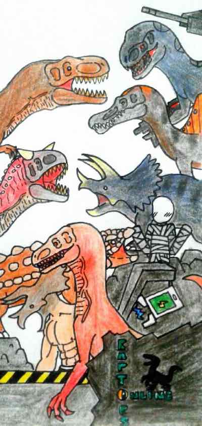 Raptors Online or Raptor RPG fan art, image 231
