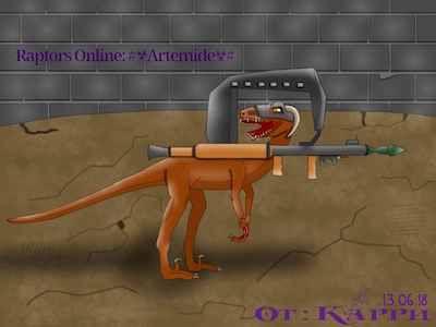 Raptors Online or Raptor RPG fan art, image 319