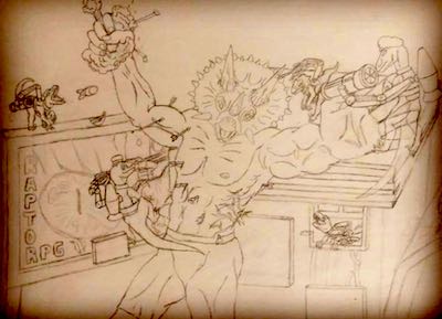 Raptors Online or Raptor RPG fan art, image 361